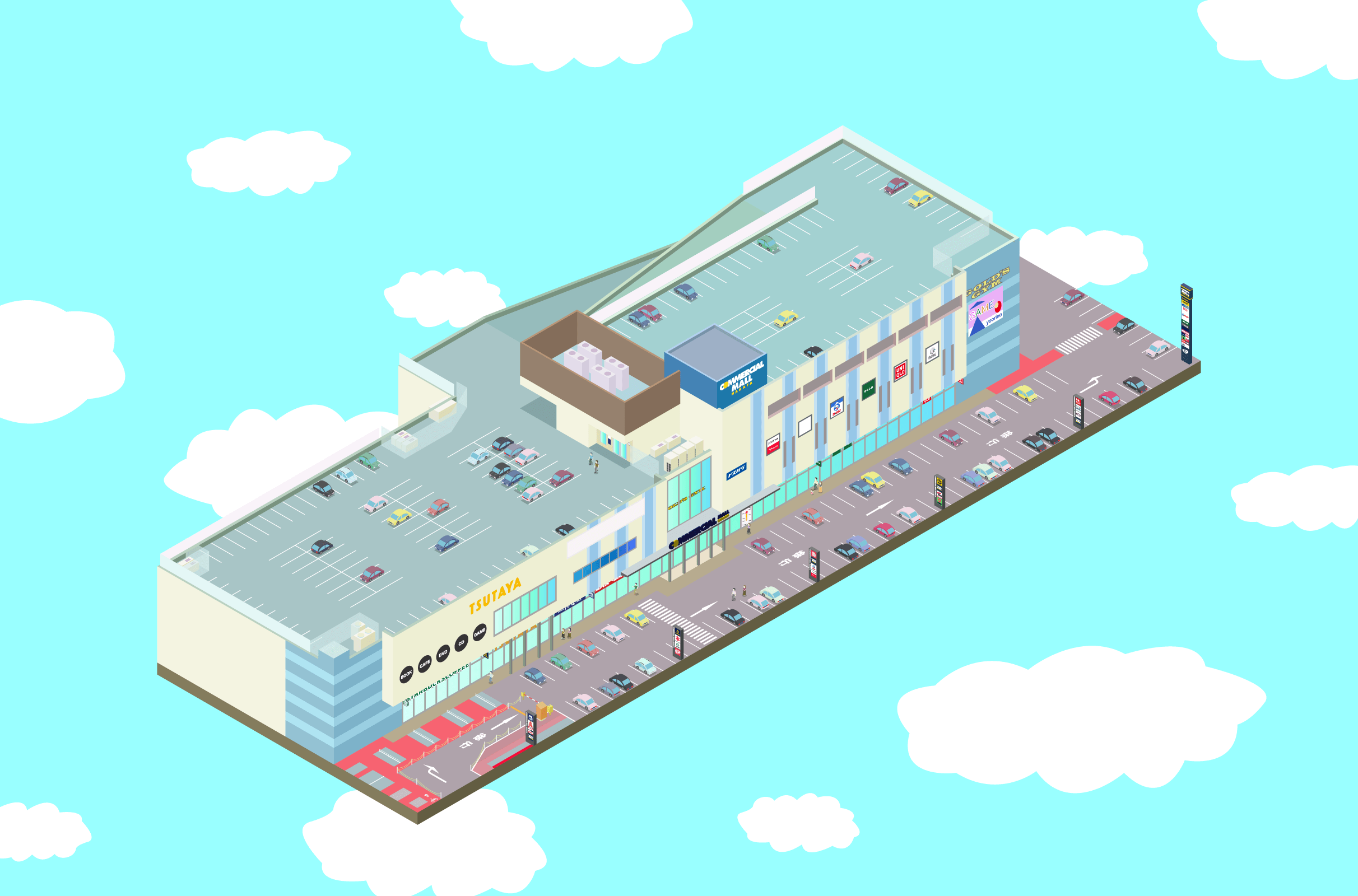 アイソメトリックイラスト